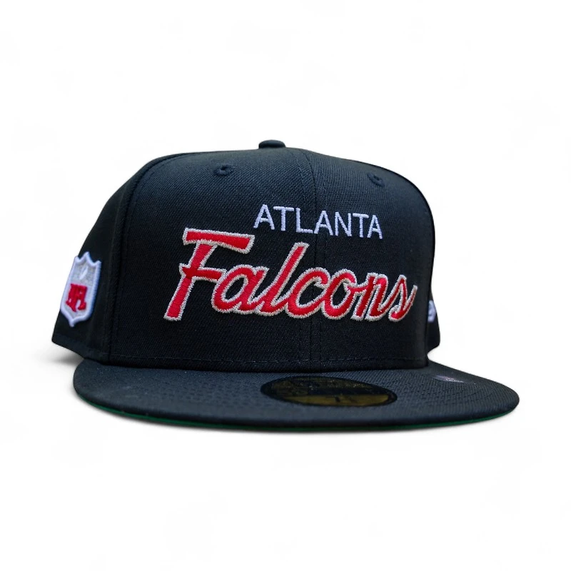 Atlanta Falcons Black Leon the Lab Green UV New Era 59FIFTY Fitted Hat