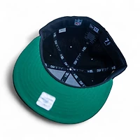 Denver Broncos Black Leon the Lab 1994 Pro Bowl Patch Green UV New Era 59FIFTY Fitted Hat