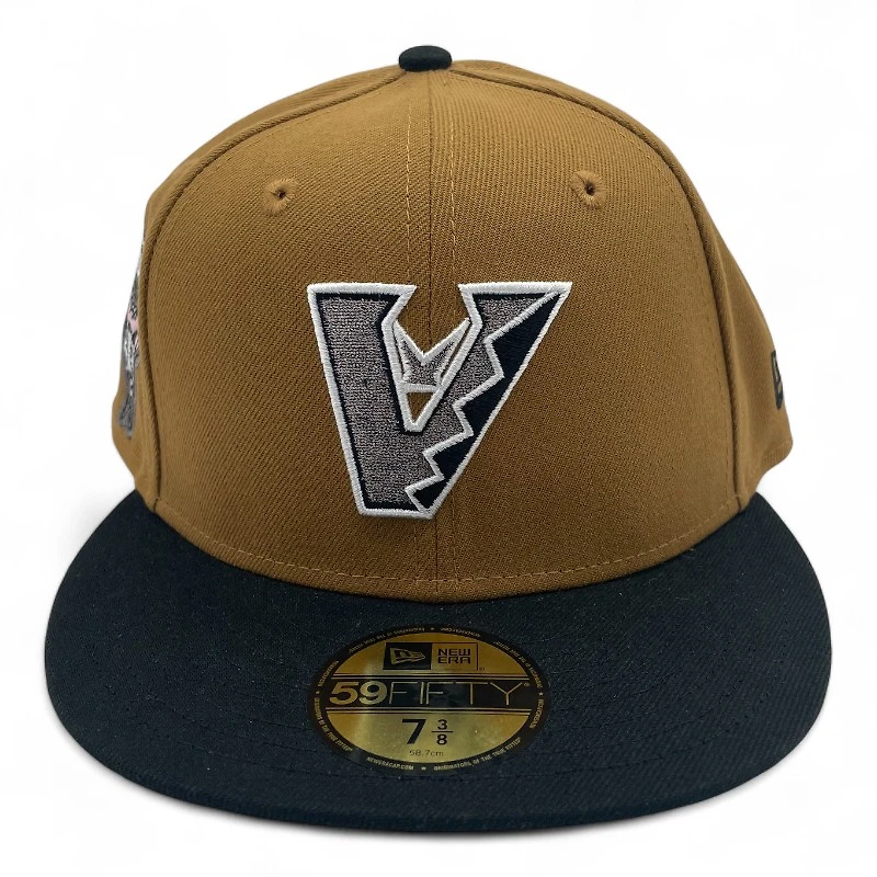 Arizona Diamondbacks Old Gold and Black 1998 Inaugural Patch Pink UV New Era 59FIFTY Fitted Hat