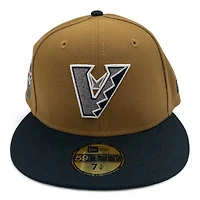 Arizona Diamondbacks Old Gold and Black 1998 Inaugural Patch Pink UV New Era 59FIFTY Fitted Hat