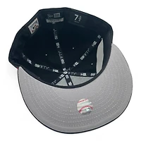 Texas Rangers Black Arlington Stadium Patch Gray UV New Era 59FIFTY Fitted Hat