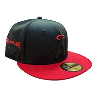Los Angeles Angels Black and Red Two Tone 1989 ASG Patch Grey UV New Era 59FIFTY Fitted Hat