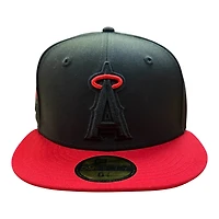 Los Angeles Angels Black and Red Two Tone 1989 ASG Patch Grey UV New Era 59FIFTY Fitted Hat