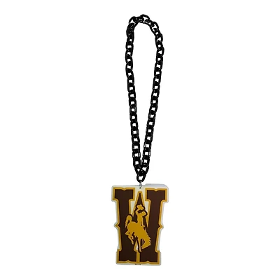 Wyoming Cowboys W Big Chain WinCraft Necklace