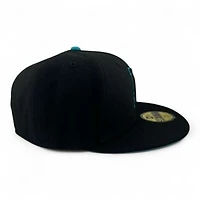 Los Angeles Dodgers Teal and Black UV New Era 59FIFTY Fitted Hat