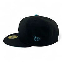 Los Angeles Dodgers Teal and Black UV New Era 59FIFTY Fitted Hat