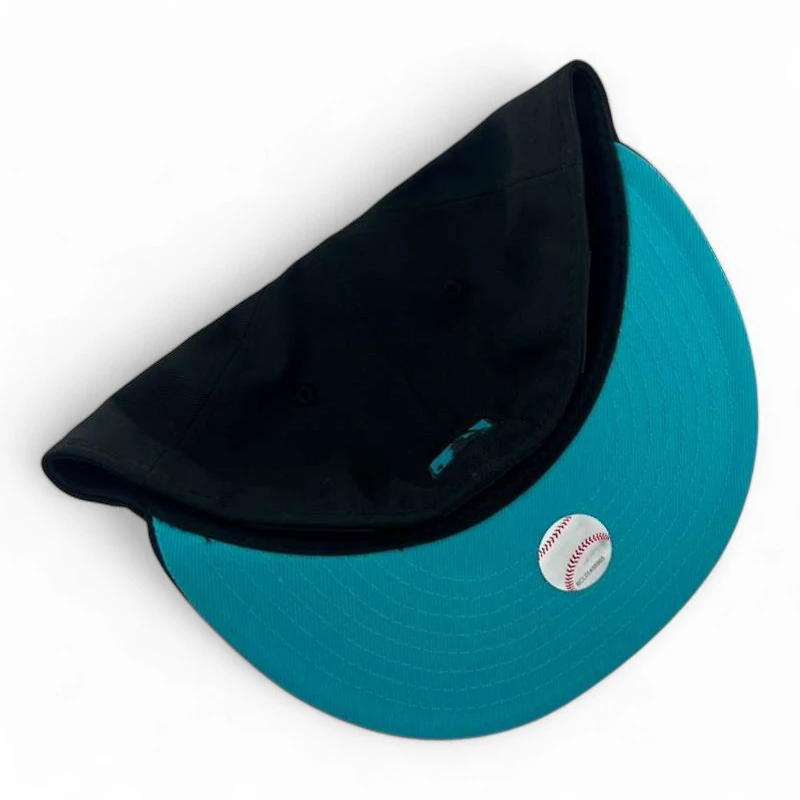 Los Angeles Dodgers Teal and Black UV New Era 59FIFTY Fitted Hat