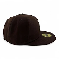 Los Angeles Dodgers White on Walnut Brown UV New Era 59FIFTY Fitted Hat