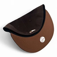 Los Angeles Dodgers White on Walnut Brown UV New Era 59FIFTY Fitted Hat