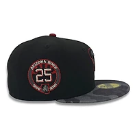 Arizona Diamondbacks Black and Camo 25th Anniversary Patch Gray UV New Era 59FIFTY Fitted Hat