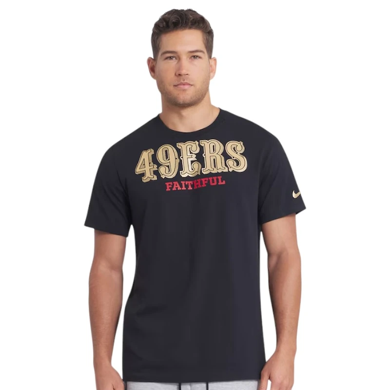 San Francisco 49ers Black 2025 Rivalries Collection Nike Essential T-Shirt