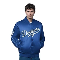 Los Angeles Dodgers Royal Blue Script G-III Starter Full Snap Satin Jacket