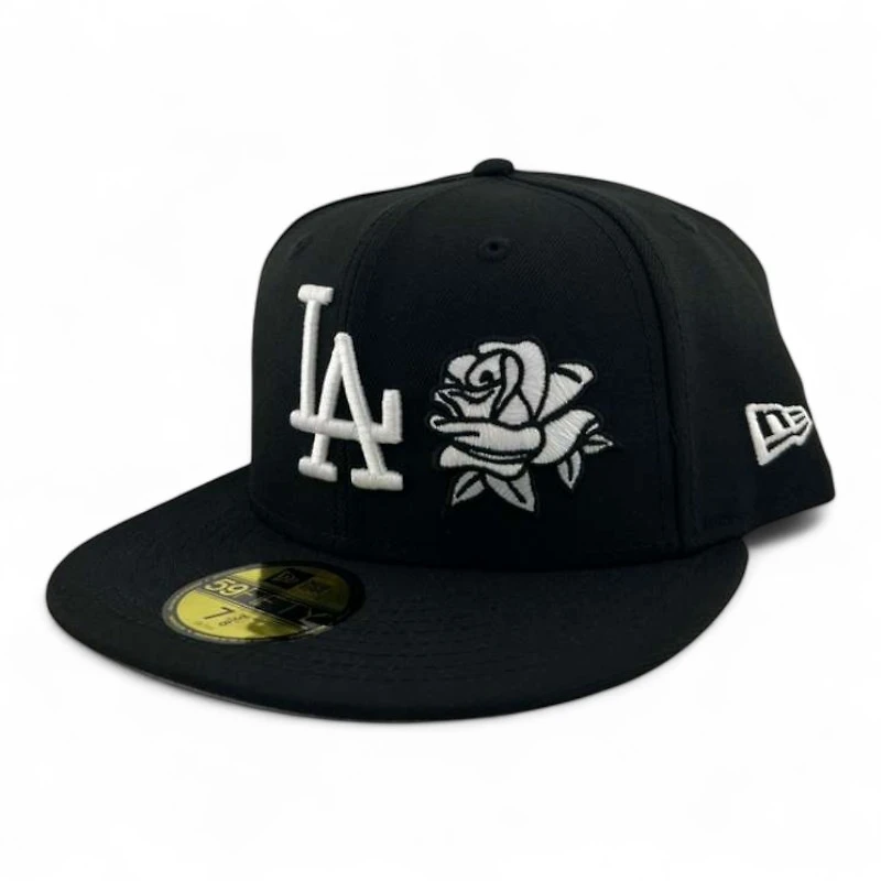 Los Angeles Dodgers on Black "Frida" UV New Era 59FIFTY Fitted Hat