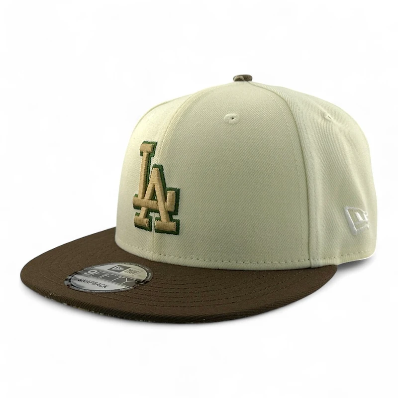 Los Angeles Dodgers Chrome and Brown 50th Anniversary Patch Realtree UV New Era 9FIFTY Snapback