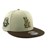 Los Angeles Dodgers Chrome and Brown 50th Anniversary Patch Realtree UV New Era 9FIFTY Snapback