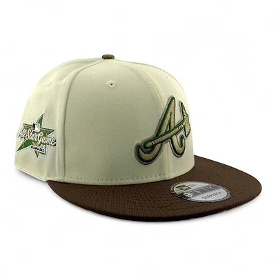 Atlanta Braves Chrome and Brown 50th Anniversary Patch Realtree UV New Era 9FIFTY Snapback