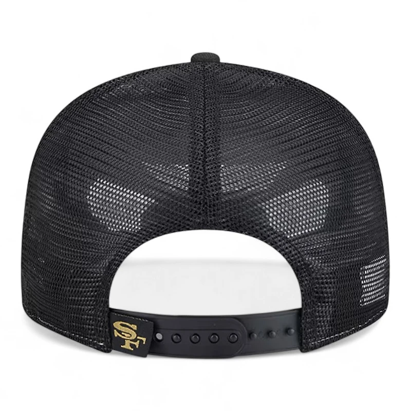 San Francisco 49ers Black and Red 2025 Rivalries Collection Team Split Panel New Era 9FIFTY Snapback Hat