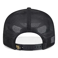 San Francisco 49ers Black and Red 2025 Rivalries Collection Team Split Panel New Era 9FIFTY Snapback Hat