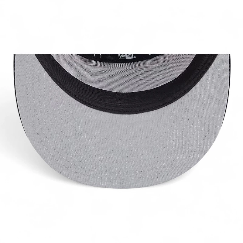 San Francisco 49ers Black and Red 2025 Rivalries Collection Team Split Panel New Era 9FIFTY Snapback Hat