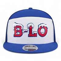 Buffalo Bills Royal Blue and White 2025 Rivalries Collection Team Split Panel New Era 9FIFTY Snapback Hat