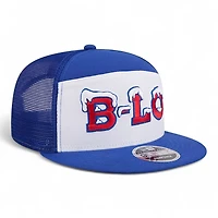 Buffalo Bills Royal Blue and White 2025 Rivalries Collection Team Split Panel New Era 9FIFTY Snapback Hat