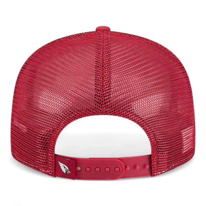 Arizona Cardinals Cardinal and Natural 2025 Rivalries Collection Team Split Panel New Era 9FIFTY Snapback Hat