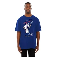Buffalo Bills Royal Blue Josh Allen "Billustration" New Era T-Shirt