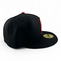 Los Angeles Dodgers Black and Red "Dia De Muertos" UV New Era 59FIFTY Fitted Hat