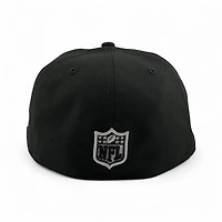 Dallas Cowboys Black and White Super Bowl XXVII Patch Grey UV New Era 59FIFTY Fitted Hat