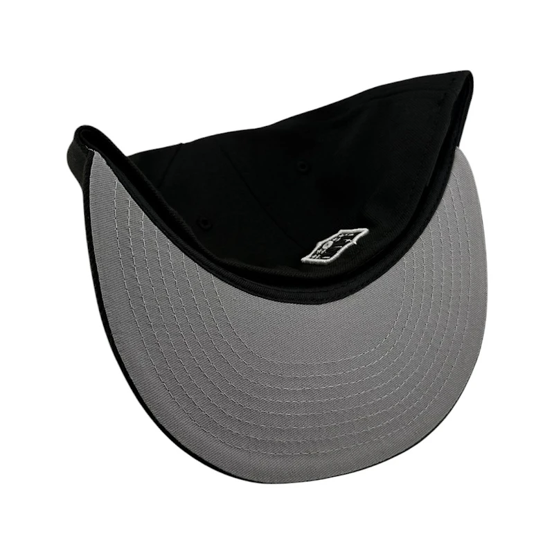 Dallas Cowboys Black and White Super Bowl XXVII Patch Grey UV New Era 59FIFTY Fitted Hat