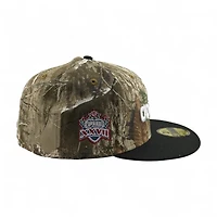 Dallas Cowboys Realtree and Black Super Bowl XXVII Patch Grey UV New Era 59FIFTY Fitted Hat