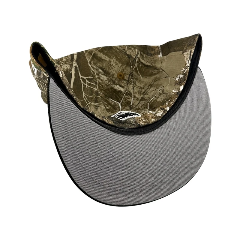 Dallas Cowboys Realtree and Black Super Bowl XXVII Patch Grey UV New Era 59FIFTY Fitted Hat