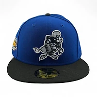 Dallas Cowboys Royal Blue and Black Retro Logo Super Bowl XXX Patch Grey UV New Era 59FIFTY Fitted Hat