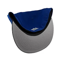 Dallas Cowboys Royal Blue and Black Retro Logo Super Bowl XXX Patch Grey UV New Era 59FIFTY Fitted Hat