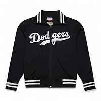 Los Angeles Dodgers and White Script Batting Practice Mitchell & Ness Jacket