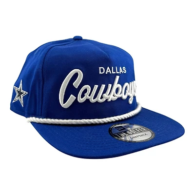 Dallas Cowboys Royal Blue "The Golfer" New Era Rope Snapback Hat