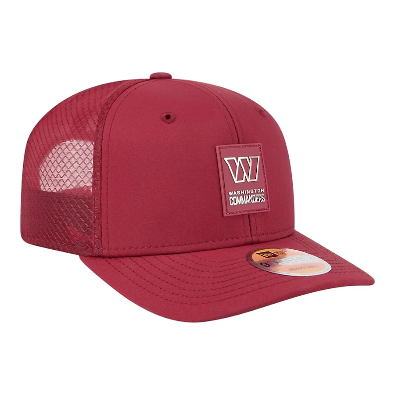 Washington Commanders Burgundy 2025 NFL Sideline New Era 9SEVENTY Trucker Adjustable Snapback Hat