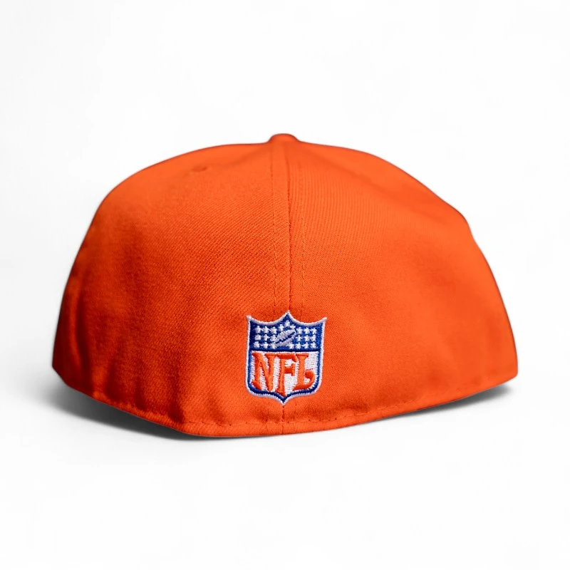Denver Broncos Rush Orange Leon the Lab Green UV New Era 59FIFTY Fitted Hat