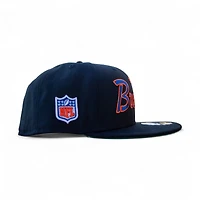 Denver Broncos Black Leon the Lab Patch Green UV New Era 59FIFTY Fitted Hat