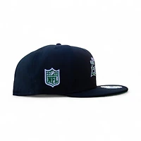 Philadelphia Eagles Black Leon the Lab Patch Green UV New Era 59FIFTY Fitted Hat