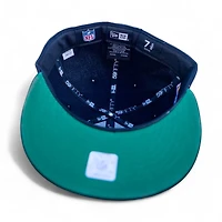 Atlanta Falcons Navy Leon the Lab 1992 Pro Bowl Patch Green UV New Era 59FIFTY Fitted Hat