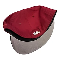 Arizona Diamondbacks Dark Red and Black 1998 Inaugural Patch Grey UV New Era 59FIFTY Fitted Hat