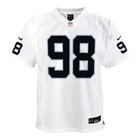 Youth Las Vegas Raiders Maxx Crosby Nike White Game Jersey