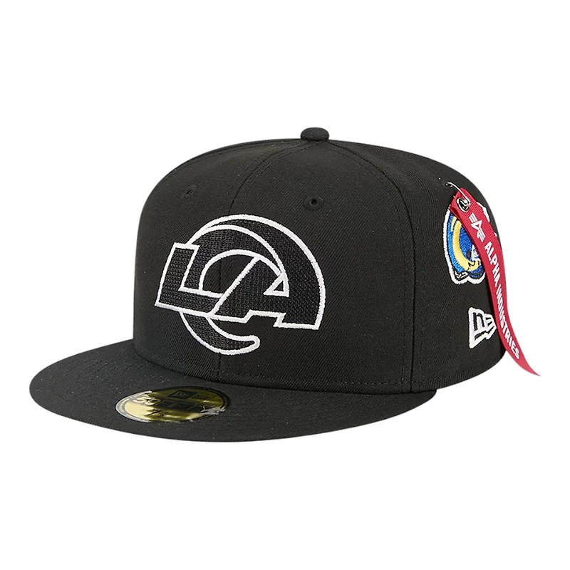 Los Angeles Rams New Era x Alpha Industries 59FIFTY Fitted Hat