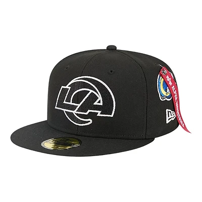 Los Angeles Rams New Era x Alpha Industries 59FIFTY Fitted Hat