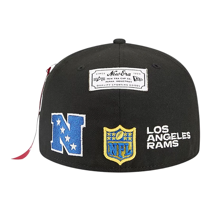 Los Angeles Rams New Era x Alpha Industries 59FIFTY Fitted Hat