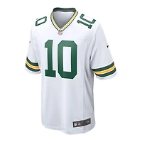 Green Bay Packers Jordan Love White Nike Game Jersey