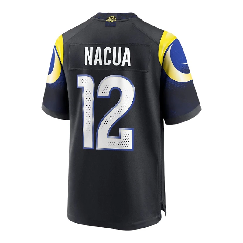 Los Angeles Rams Puka Nacua 2025 Rivalries Collection Black Nike Game Jersey