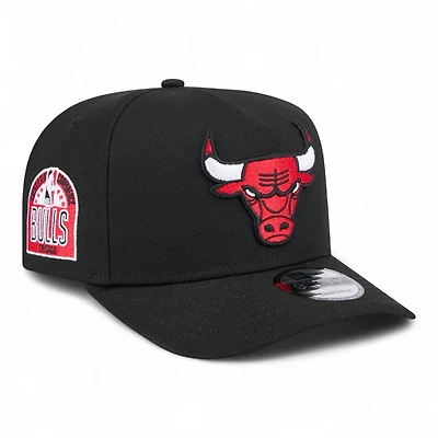 Chicago Bulls Black Eastern Conference Patch New Era 9FIFTY A-Frame Snapback Hat
