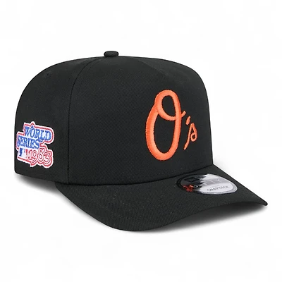 Baltimore Orioles Black 1983 World Series Patch New Era 9FIFTY A-Frame Snapback Hat